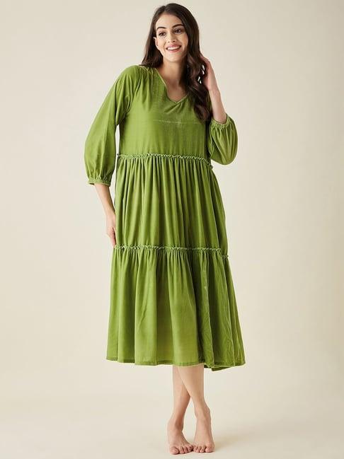 the kaftan company green night dress