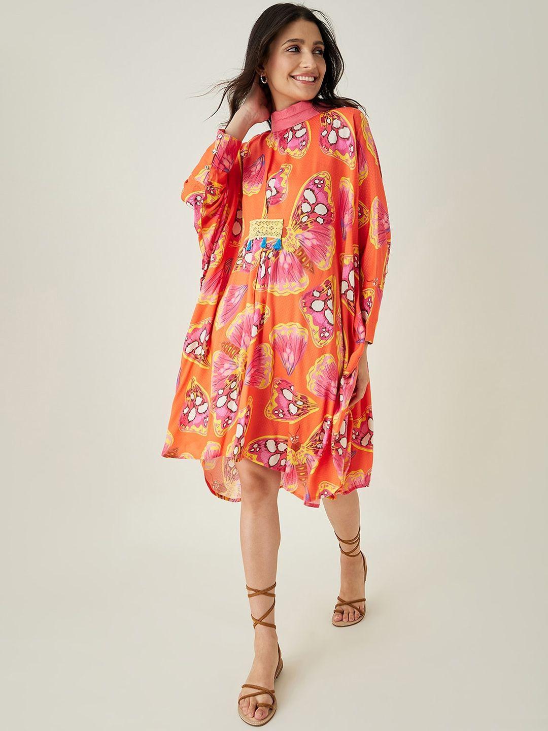 the kaftan company print kaftan dress