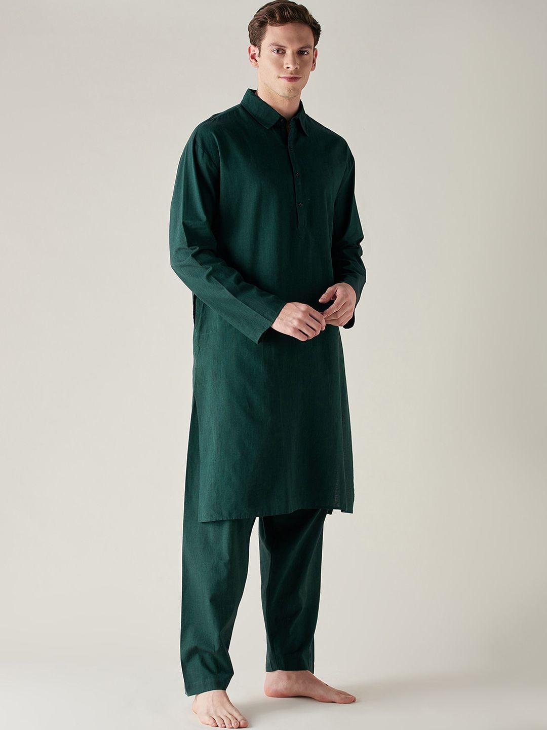 the kaftan company pure cotton night suit