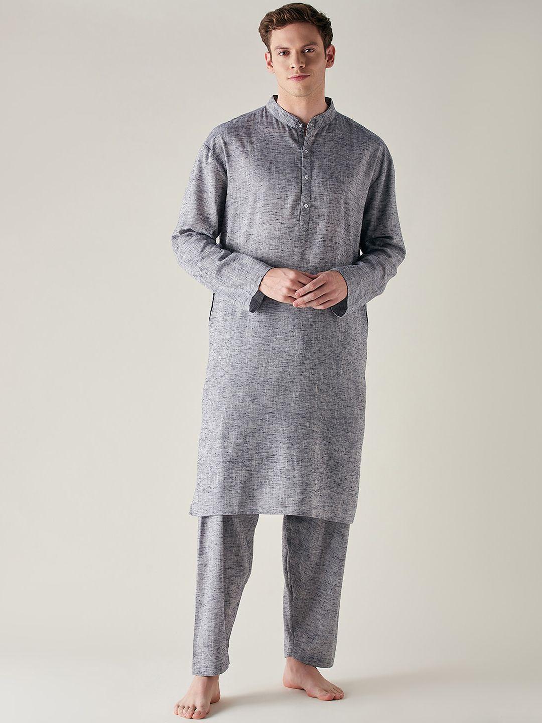 the kaftan company pure cotton night suit