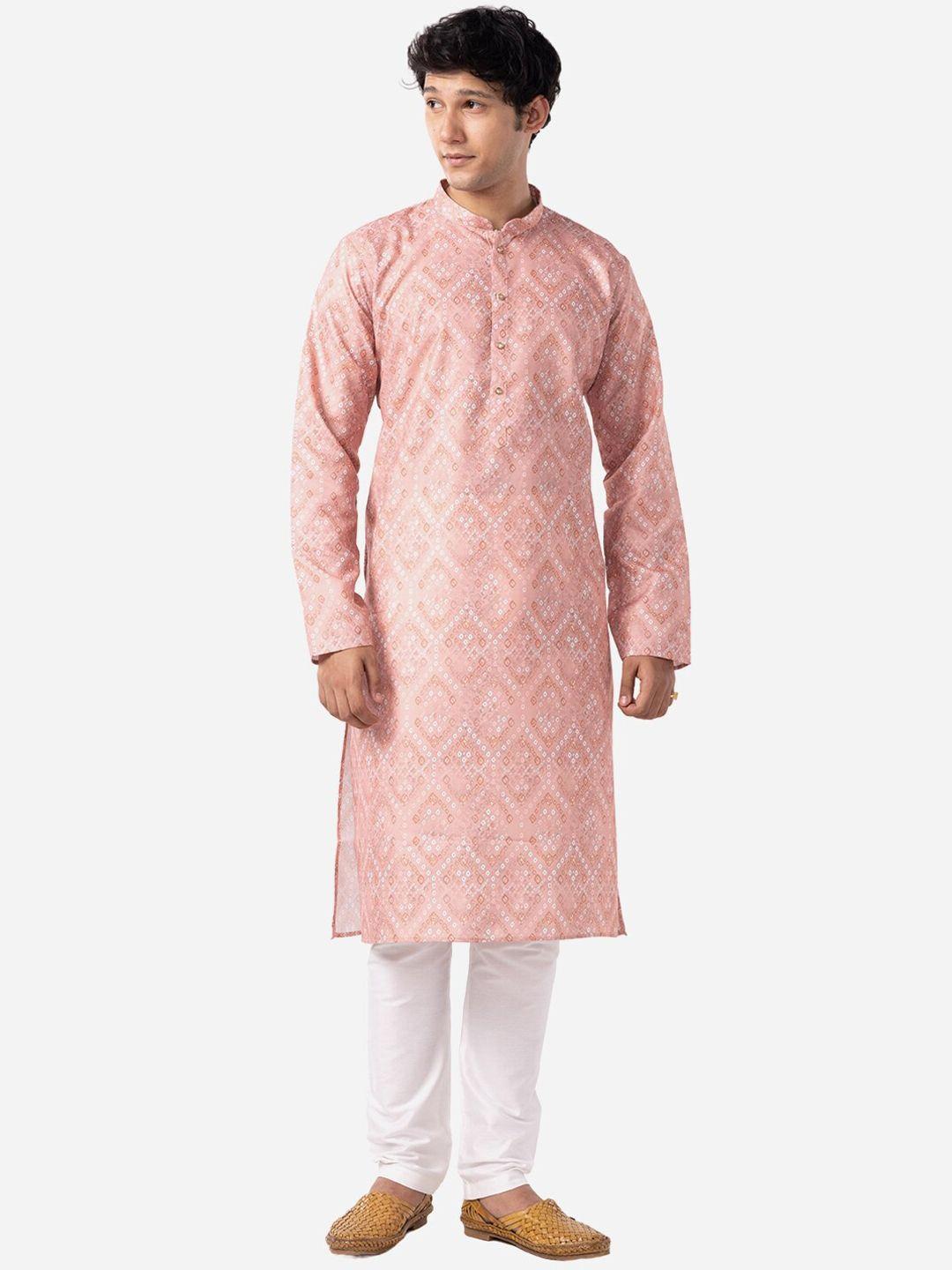 the kurta company bandani printed straight kurta