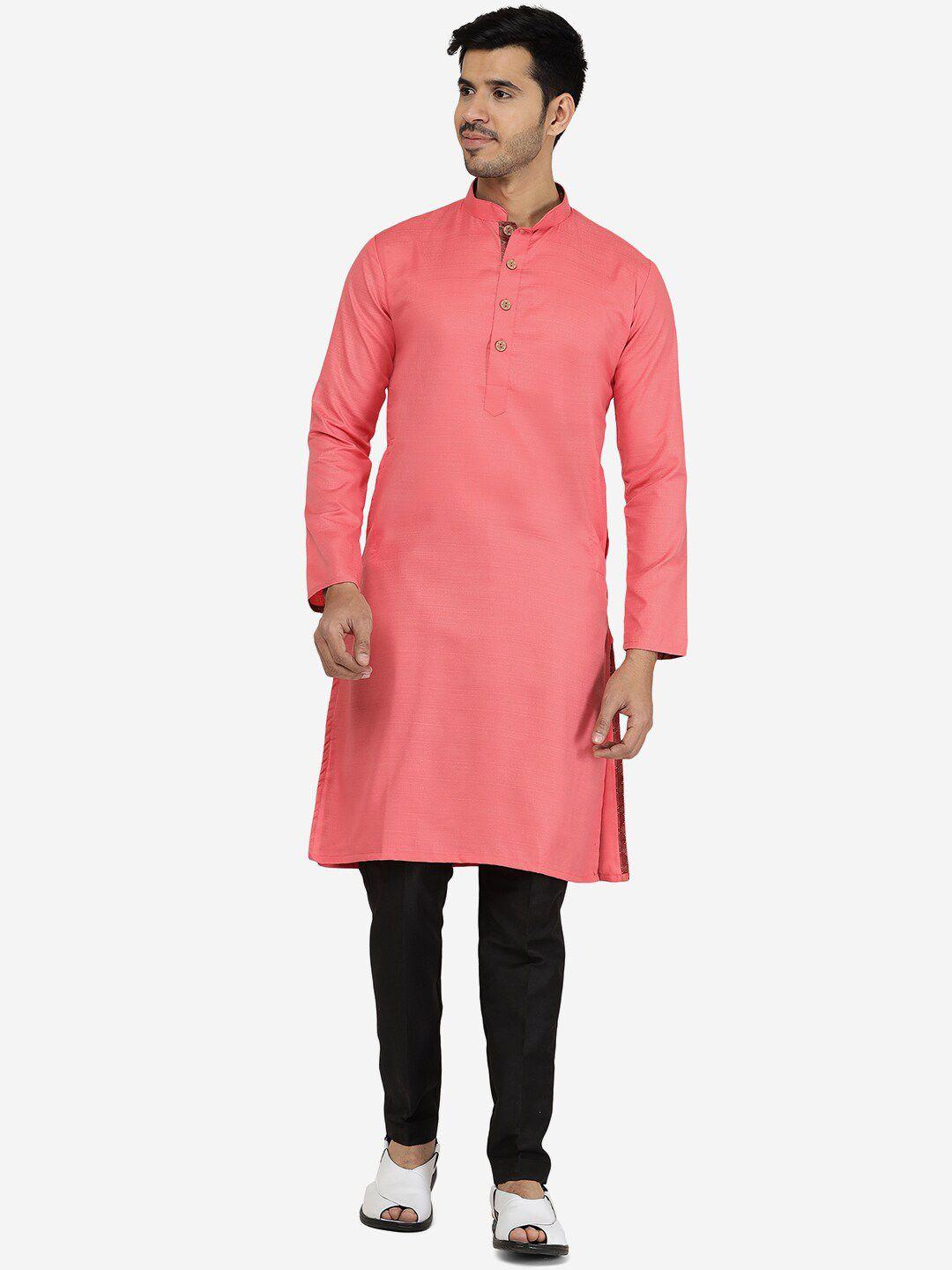 the kurta company mandarin collar straight kurta