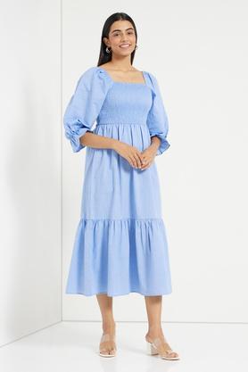the little blue dress for women - blue