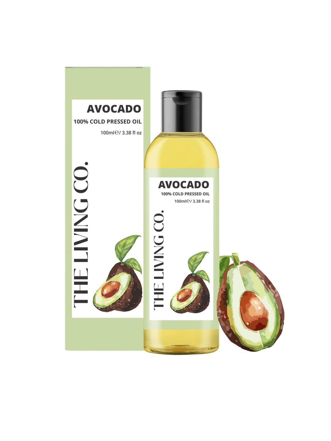 the living co. avocado carrier oil hair oil 100 ml