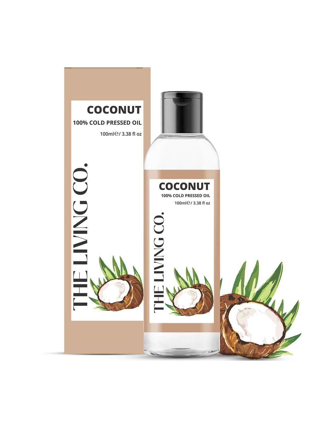 the living co. coconut carrier oil hair oil 100 ml