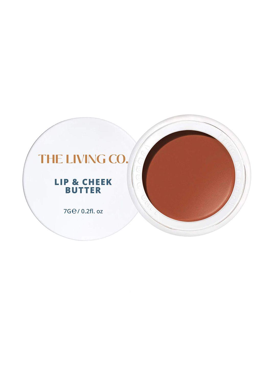 the living co. everyday lip & cheek butter with almond & jojoba oil 7g - chai