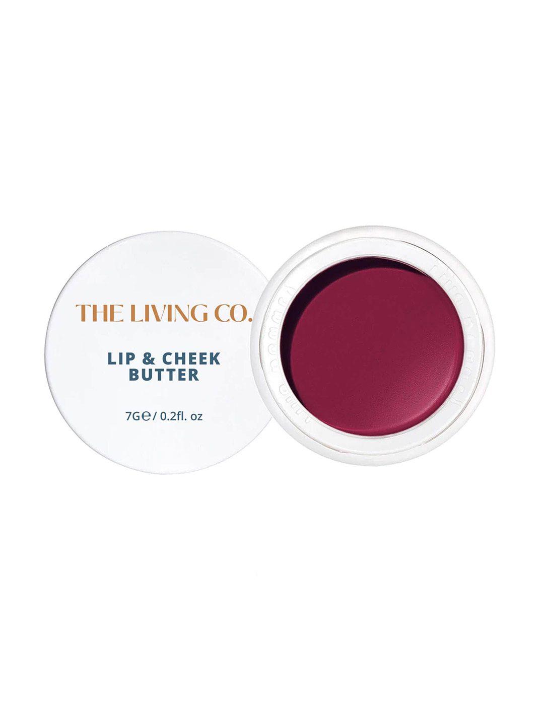 the living co. everyday lip & cheek butter with almond & jojoba oil 7g - darling