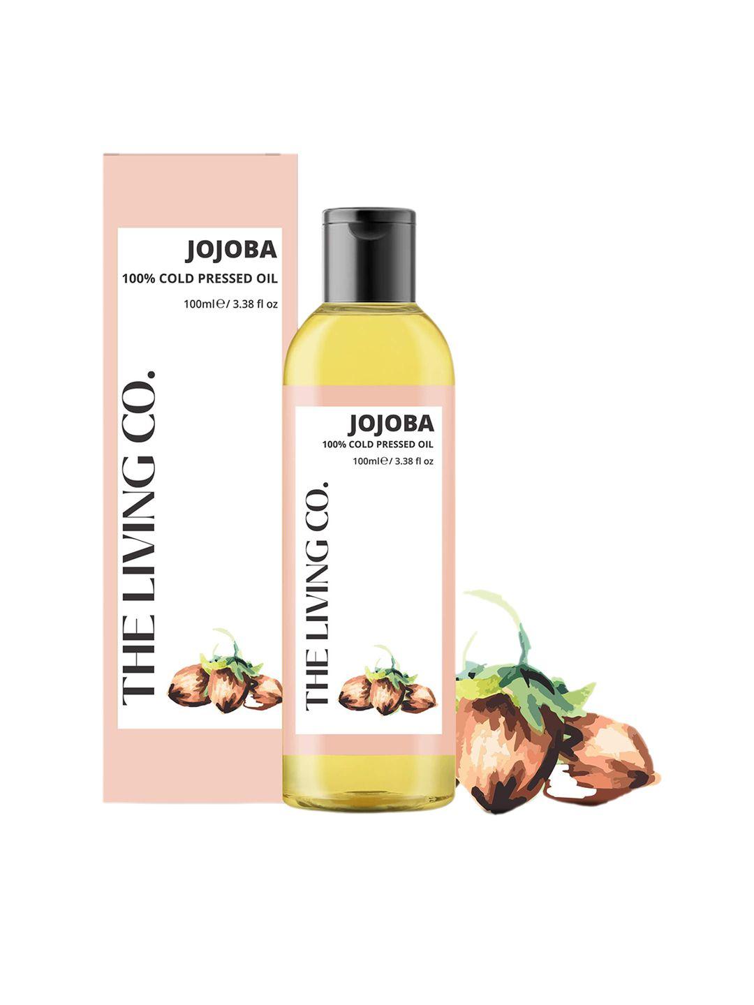 the living co. jojoba carrier oil hair oil 100 ml
