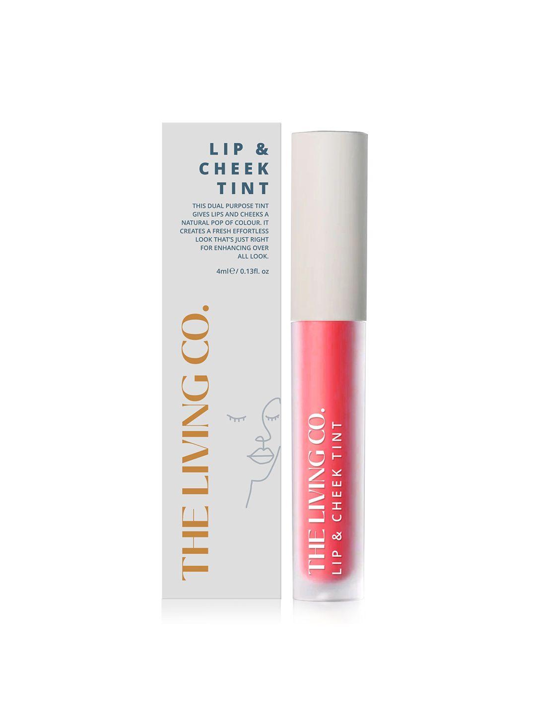 the living co. semi glossy finish everyday lip & cheek tint  4 ml - cranberry