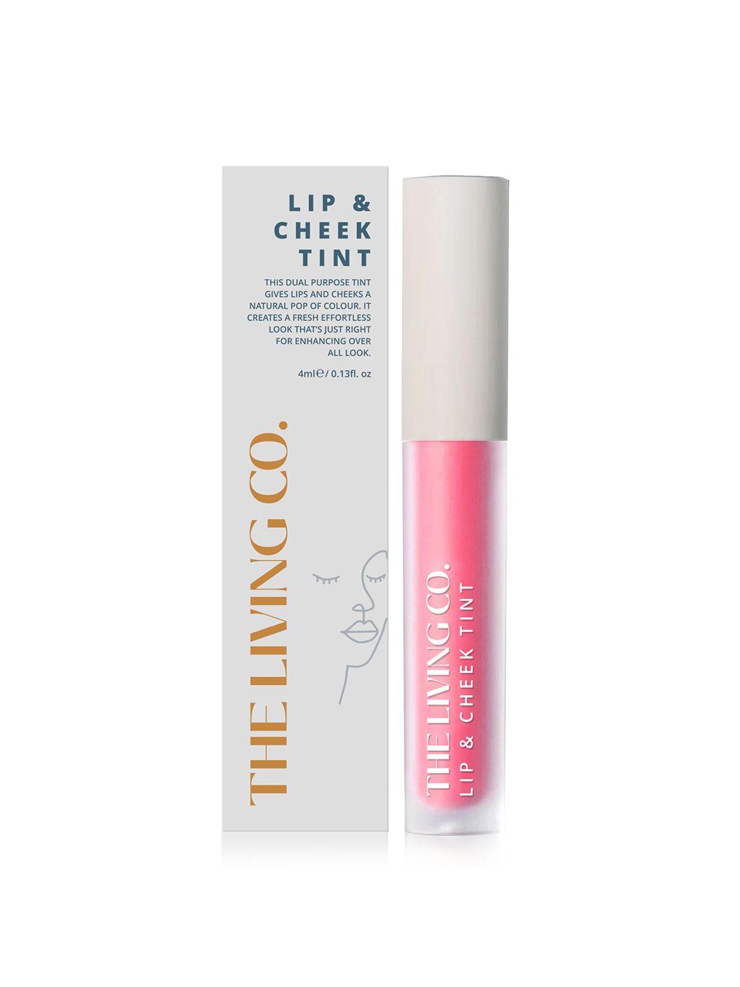 the living co. semi glossy finish everyday lip & cheek tint  4 ml - dragon fruit