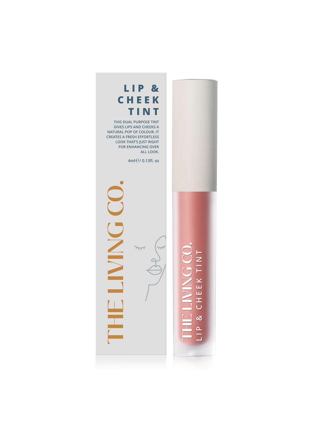 the living co. semi glossy finish everyday lip & cheek tint  4 ml - plum