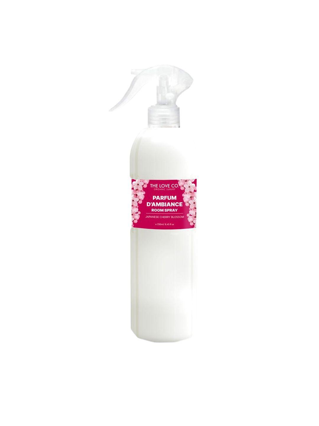 the love co white japanese cherry blossom room spray 250 ml