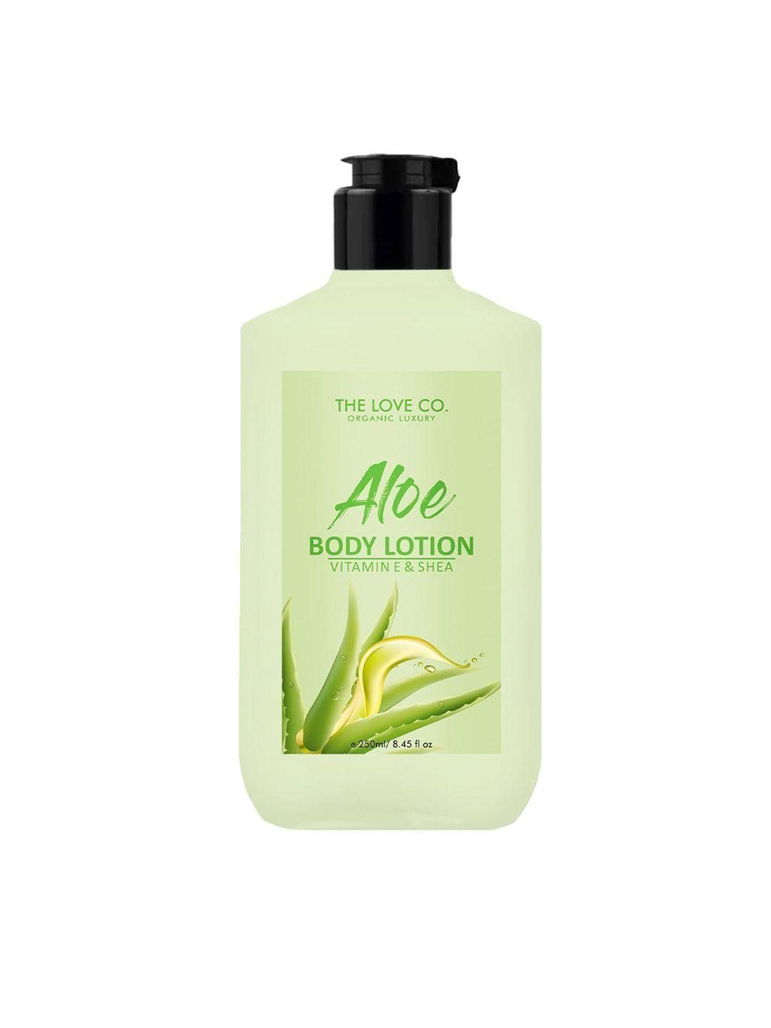 the love co. aloe with vitamin e & shea body lotion 250ml