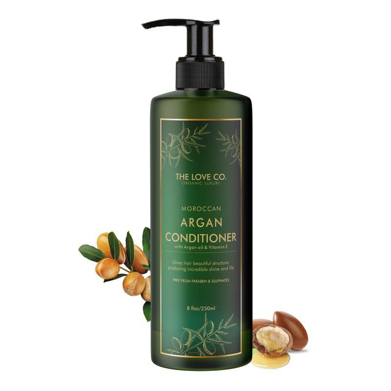the love co. argan oil conditioner best for damaged, dry, curly or frizzy hair