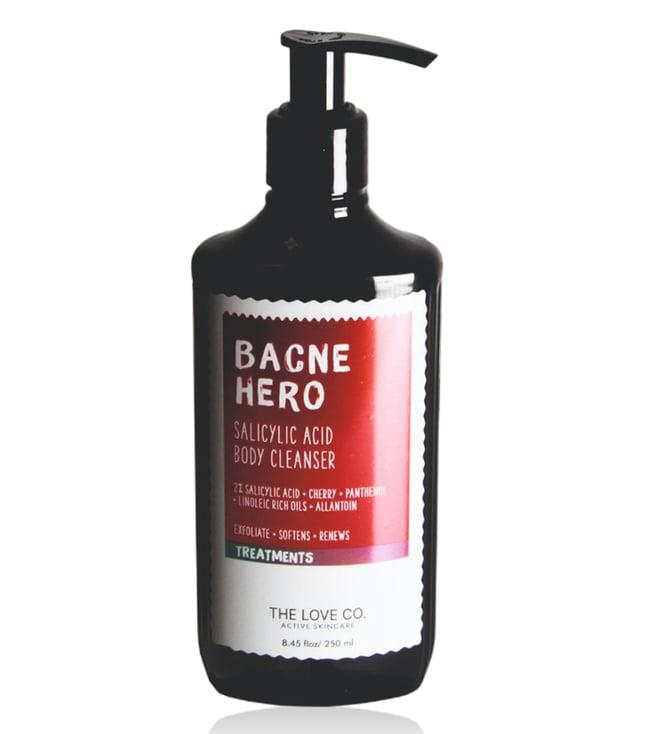 the love co. bacne hero salicylic acid body cleanser - 250 ml