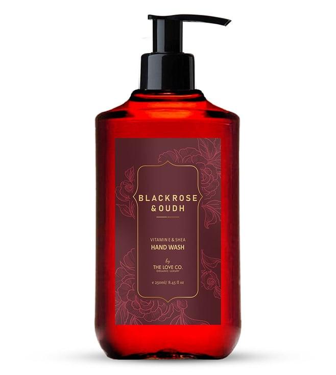 the love co. black rose & oud hand wash - 250 ml