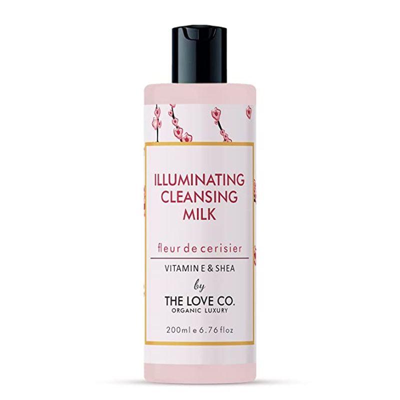 the love co. face illuminating cleansing milk
