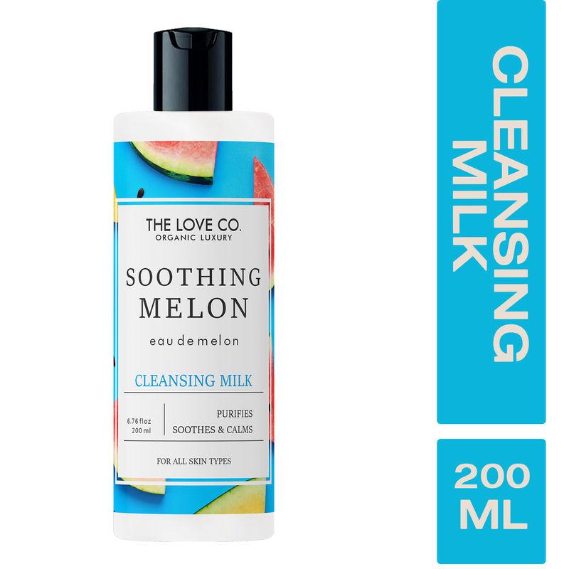 the love co. face soothing melon cleansing milk