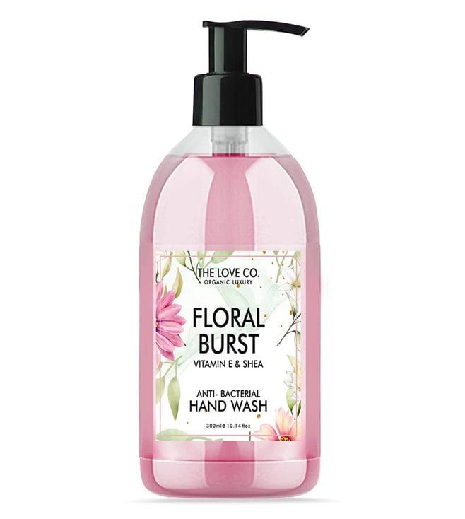 the love co. floral burst anti-bacterial hand wash - 300 ml