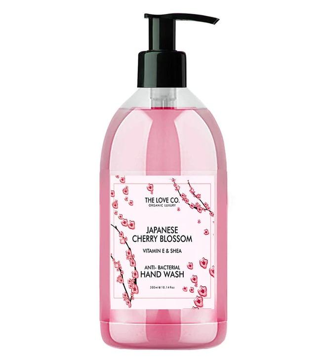 the love co. japanese cherry blossom anti-bacterial hand wash - 300 ml