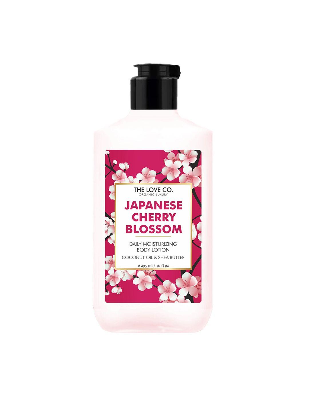 the love co. japanese cherry blossom body lotion 295 ml