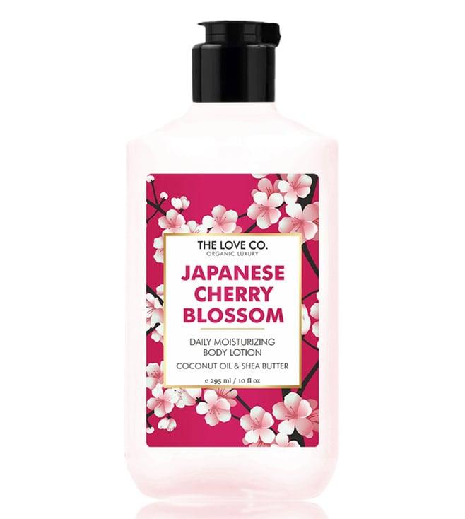 the love co. japanese cherry blossom daily moisturising body lotion - 295 ml