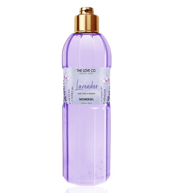 the love co. lavender shower gel - 100 ml