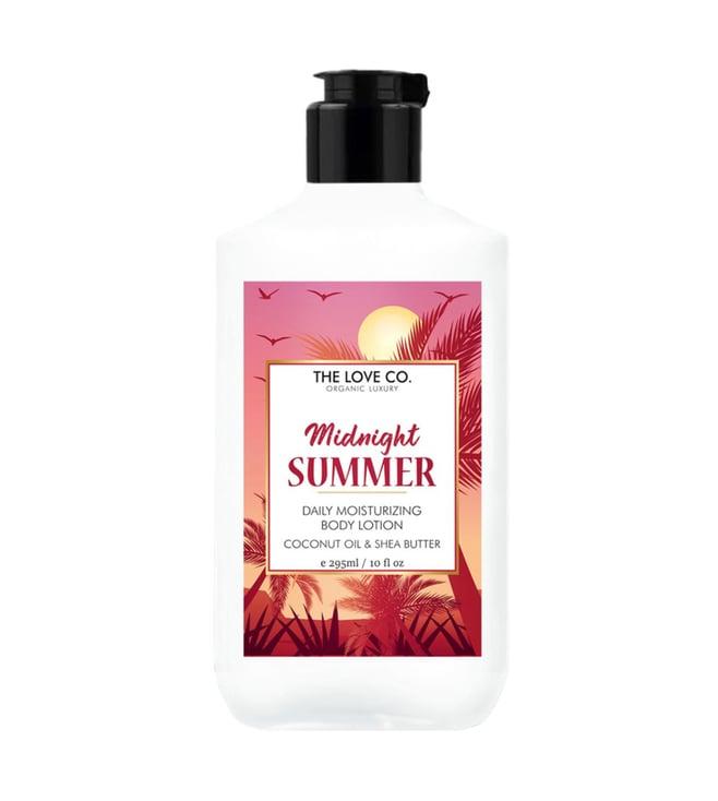 the love co. midnight summer body lotion - 295 ml
