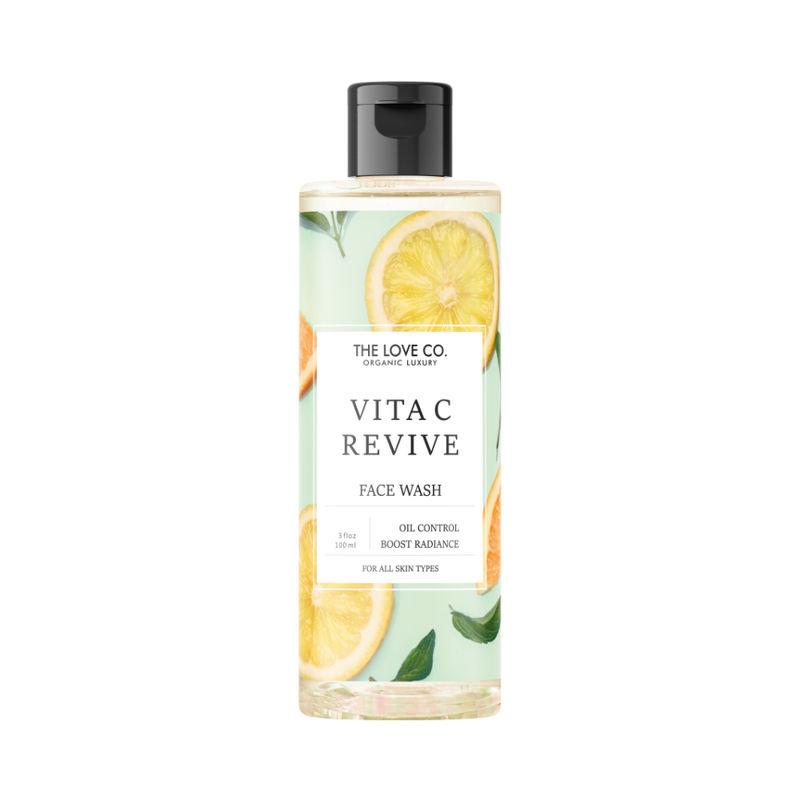 the love co. organic luxury vitamin c revive face wash