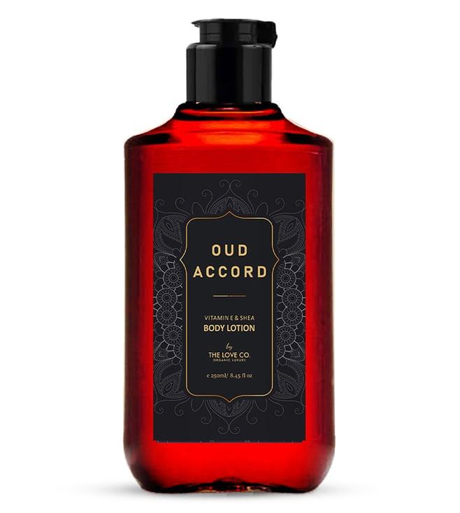 the love co. oud accord body lotion - 250 ml