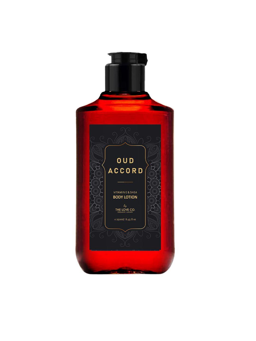the love co. oud accord body lotion 250ml