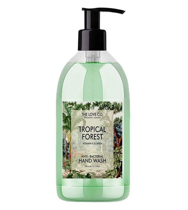 the love co. tropical forest anti-bacterial hand wash - 300 ml