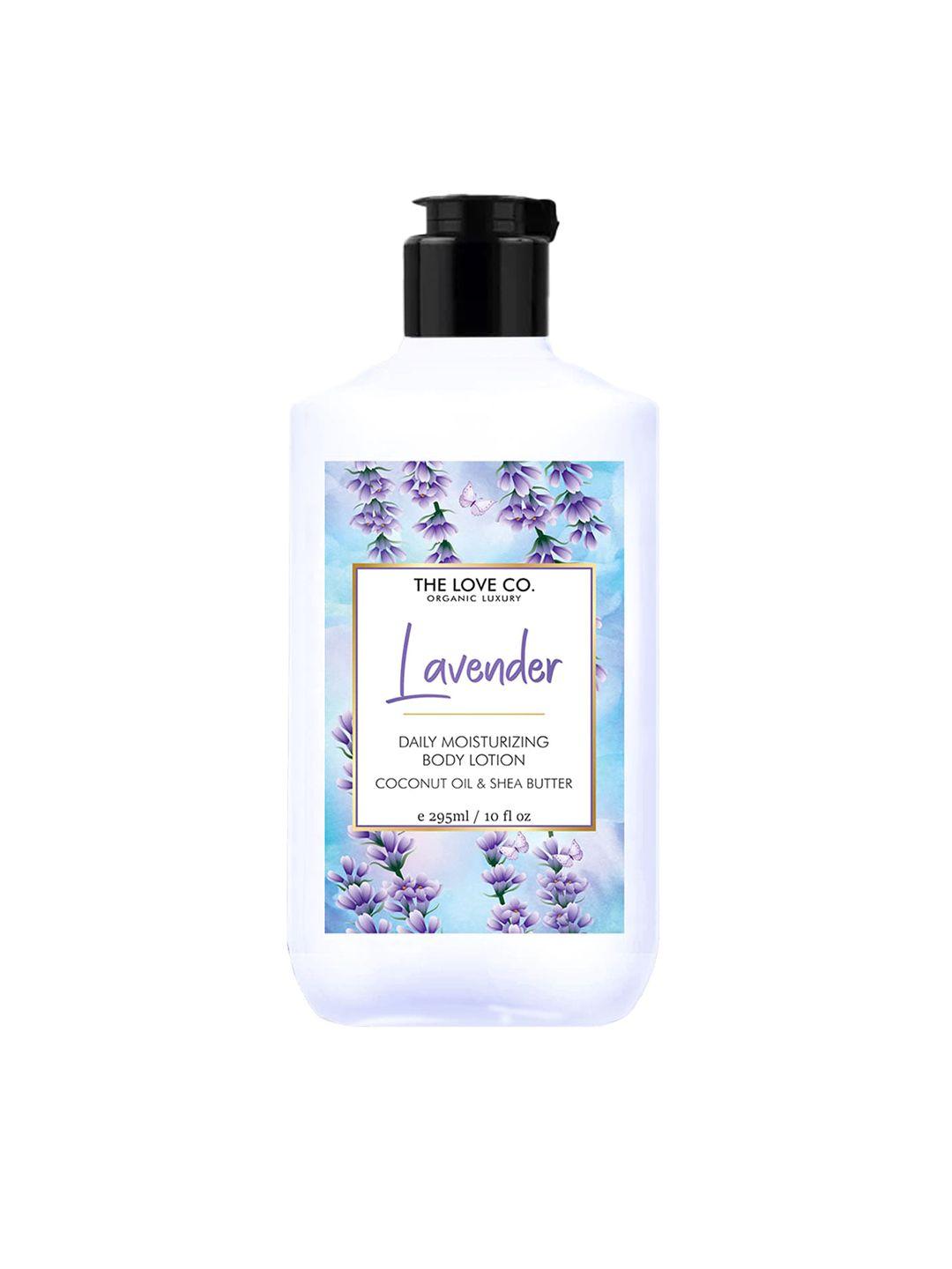 the love co. unisex lavender daily moisturizing body lotion - 295 ml
