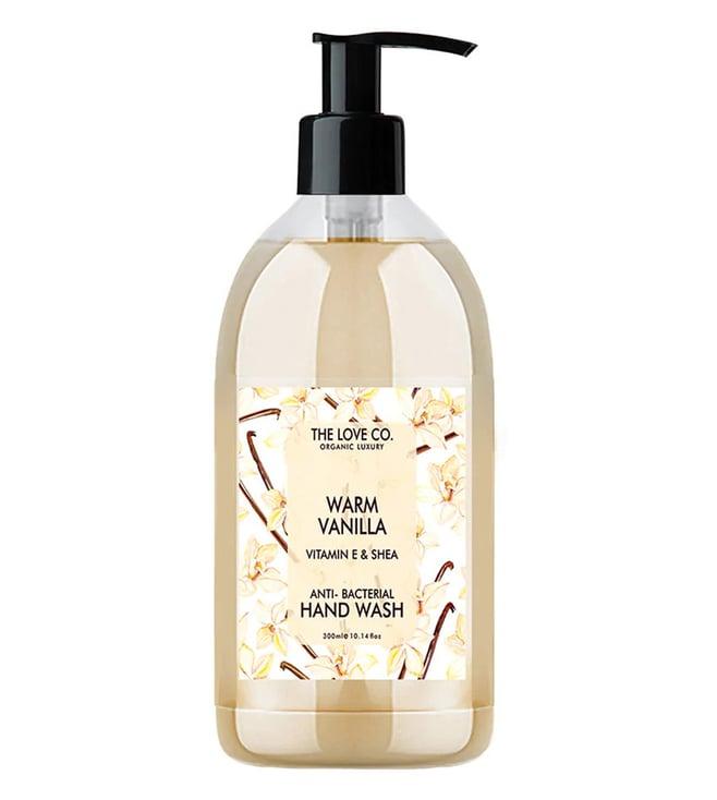 the love co. warm vanilla anti-bacterial hand wash - 300 ml