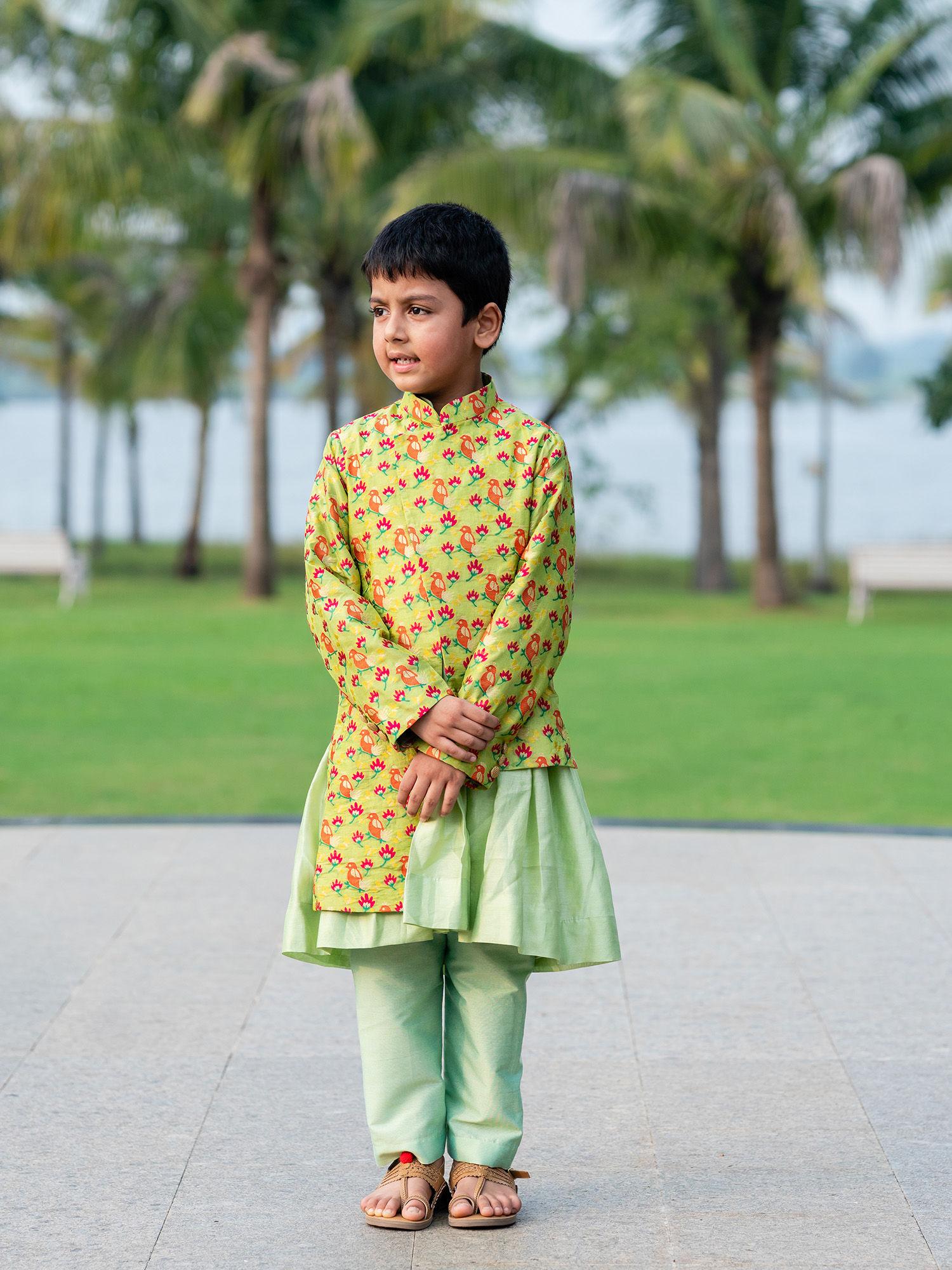 the macaw king kurta (set of 3)