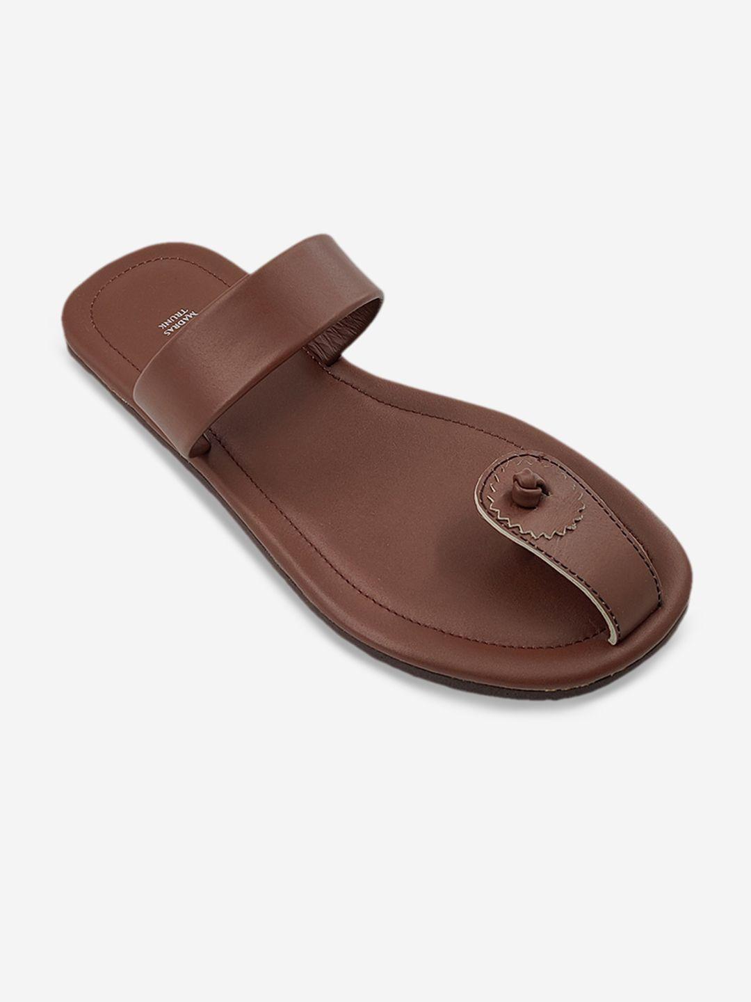 the madras trunk men brown ballerinas flats