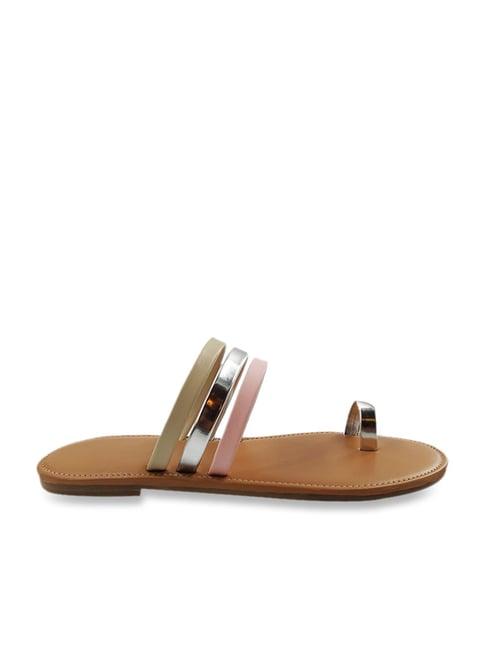 the madras trunk women's belle silver toe ring sandals