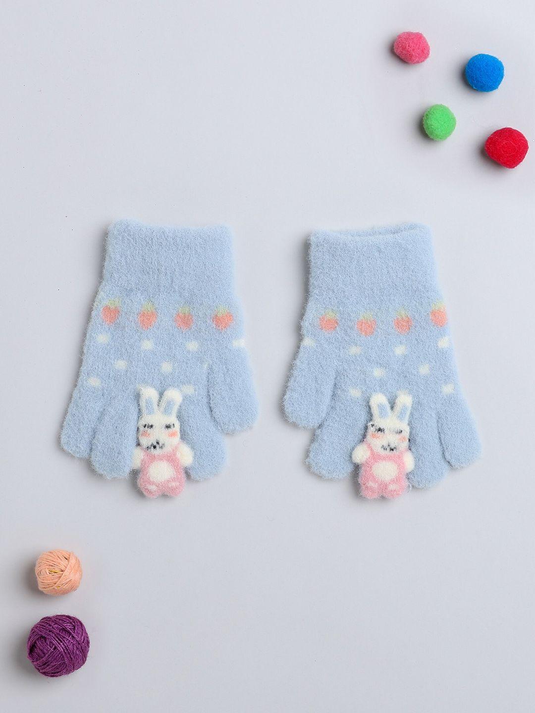 the magic wand boys patterned wool hand gloves