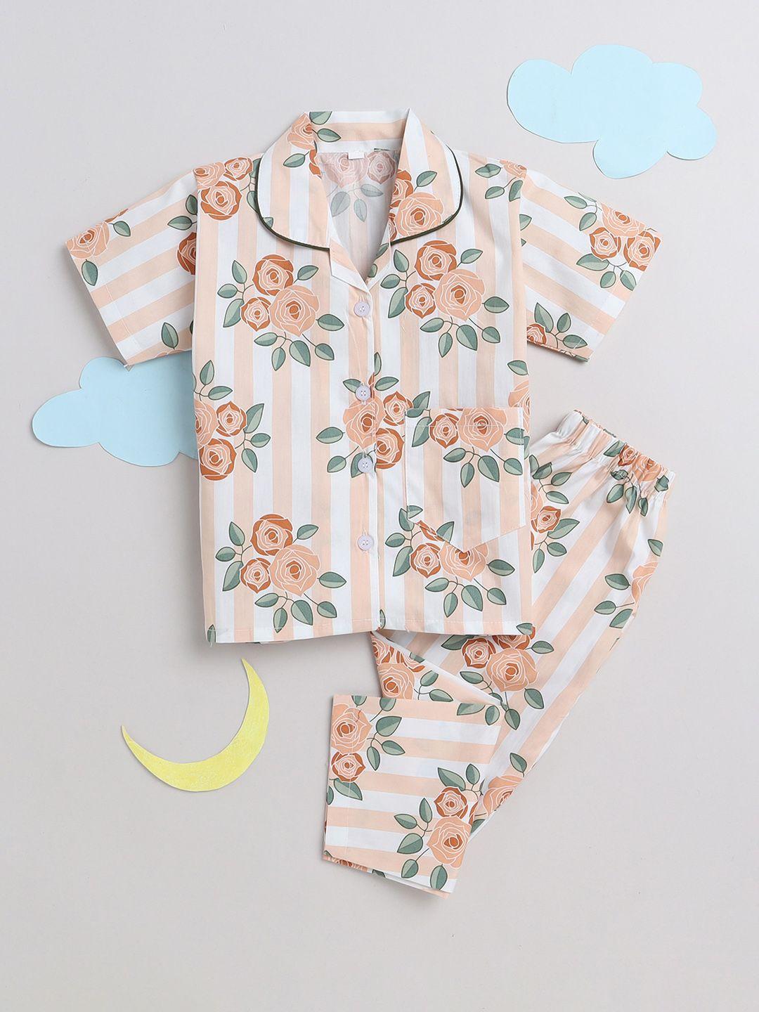 the magic wand floral printed night suit