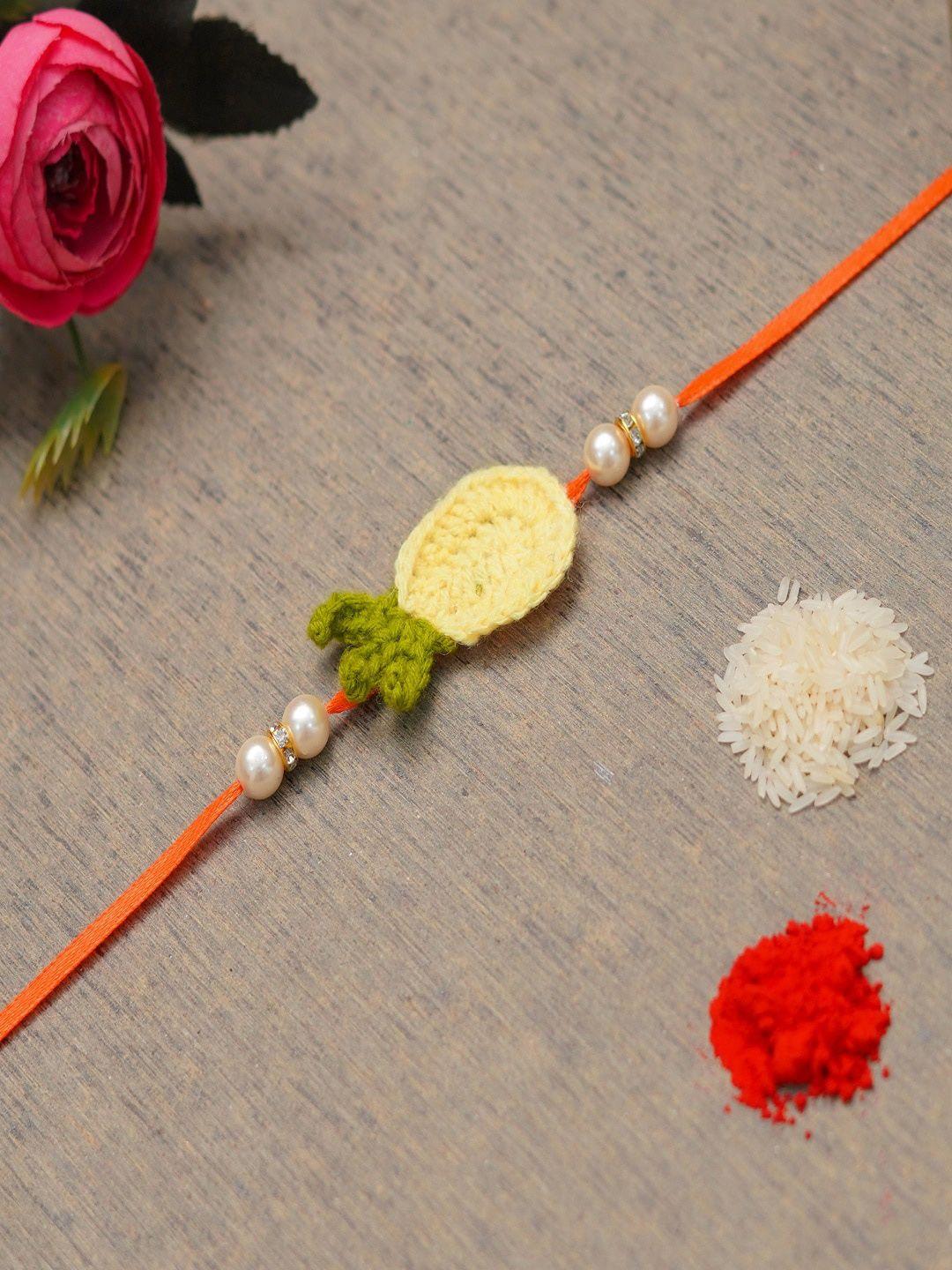 the magic wand pineapple charm rakhi