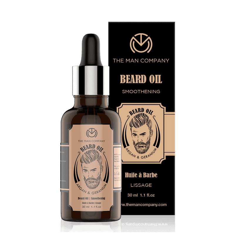 the man company argan & geranium beard oil