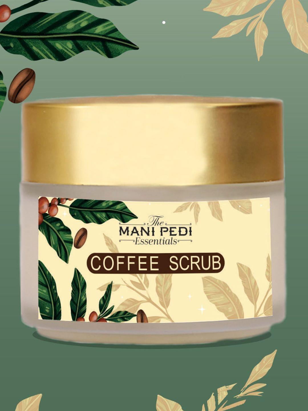 the mani pedi essentials combo pack of coffee body scrub with cool cucumber body lotion 200ml
