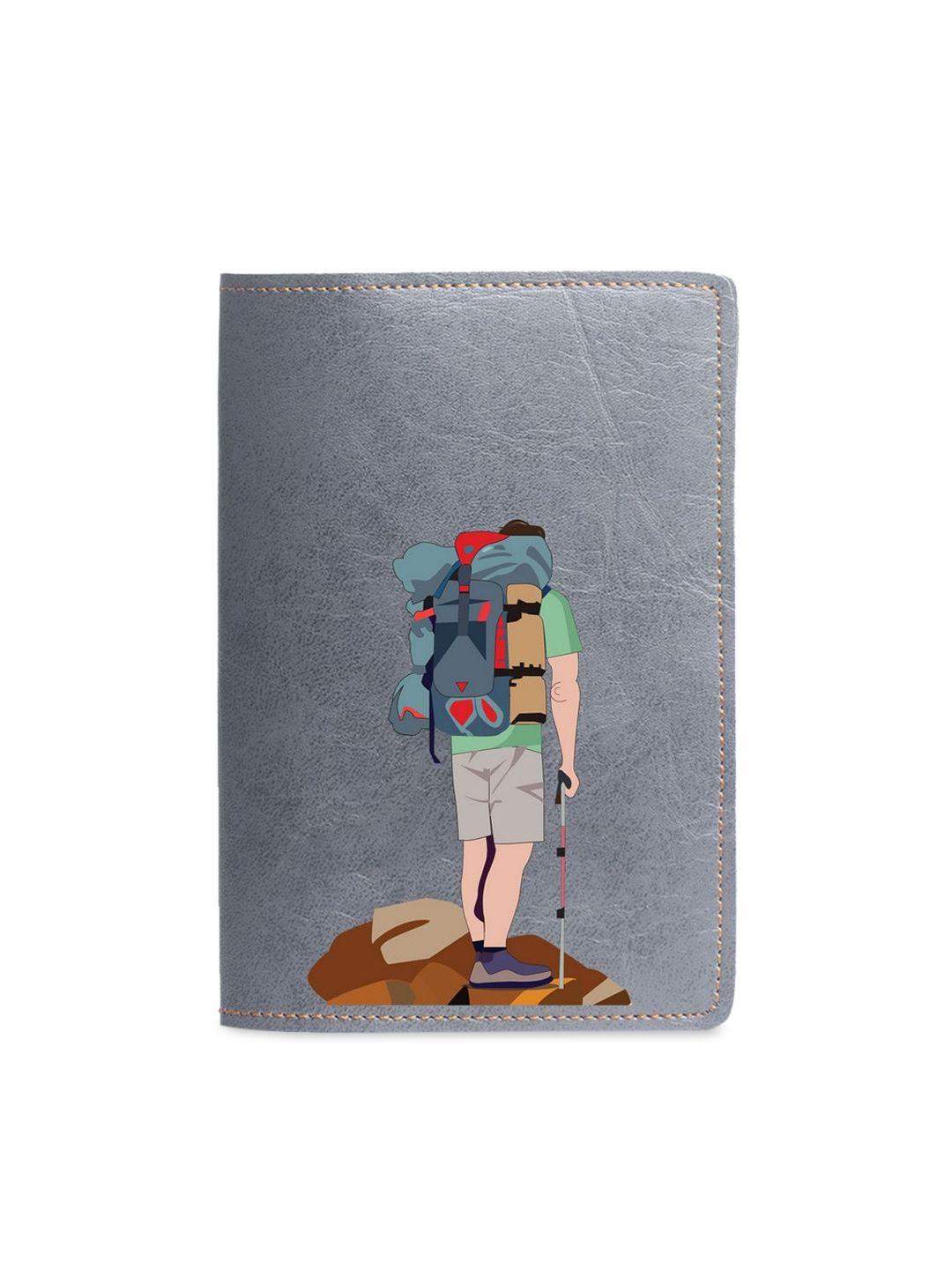 the messy corner men printed passport holder