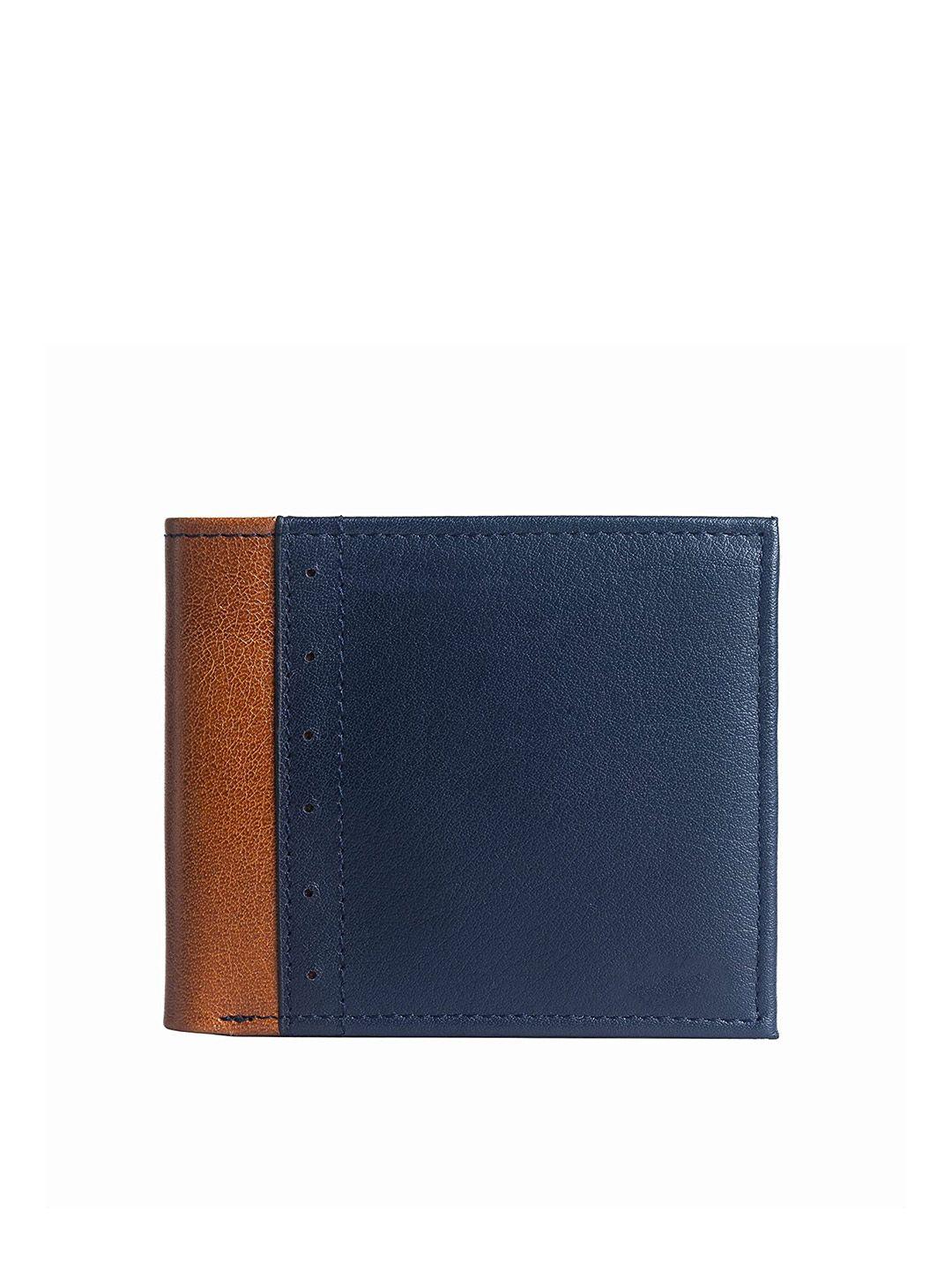 the messy corner men solid two fold wallet