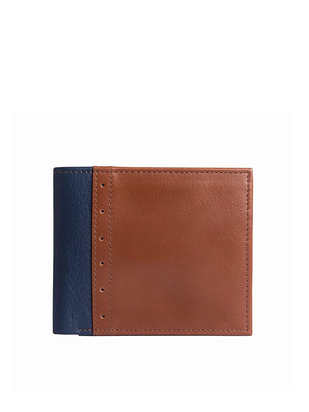 the messy corner men solid two fold wallet