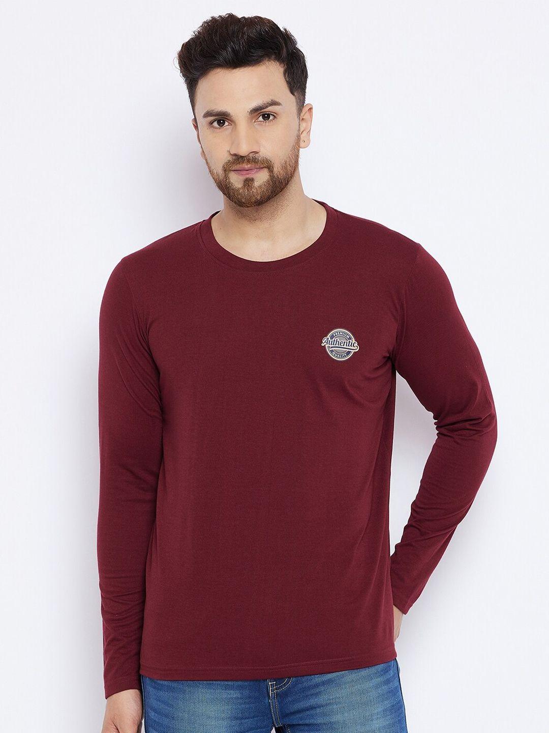 the million club men maroon pockets t-shirt