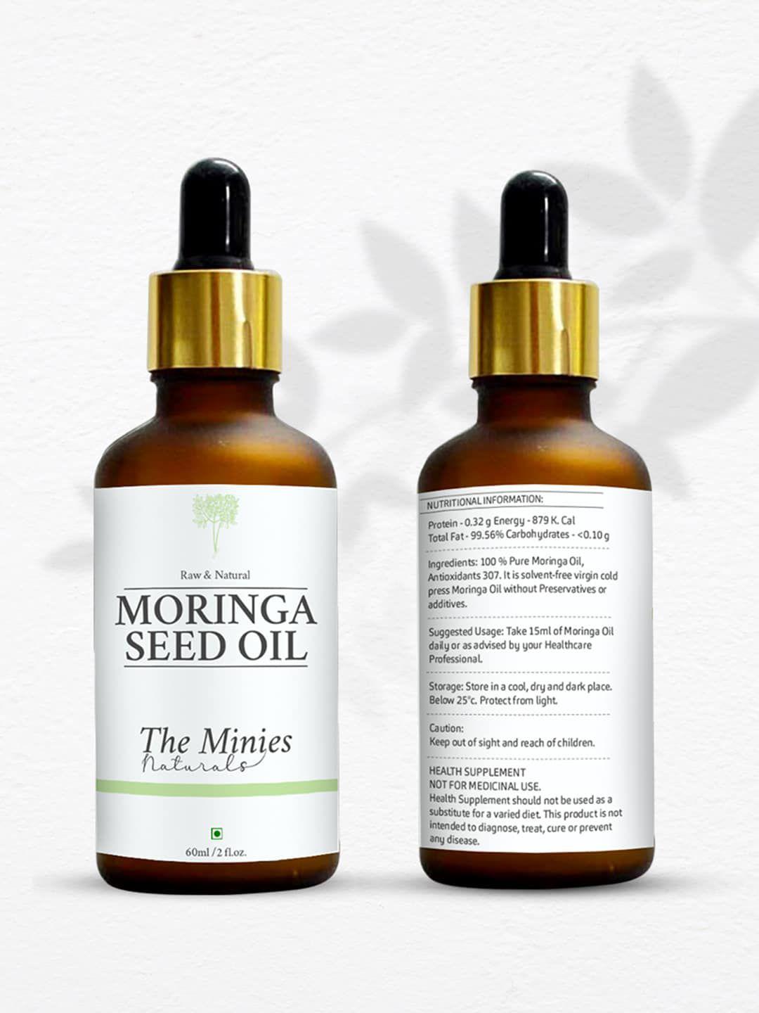 the minies naturals  moringa seed oil 60ml