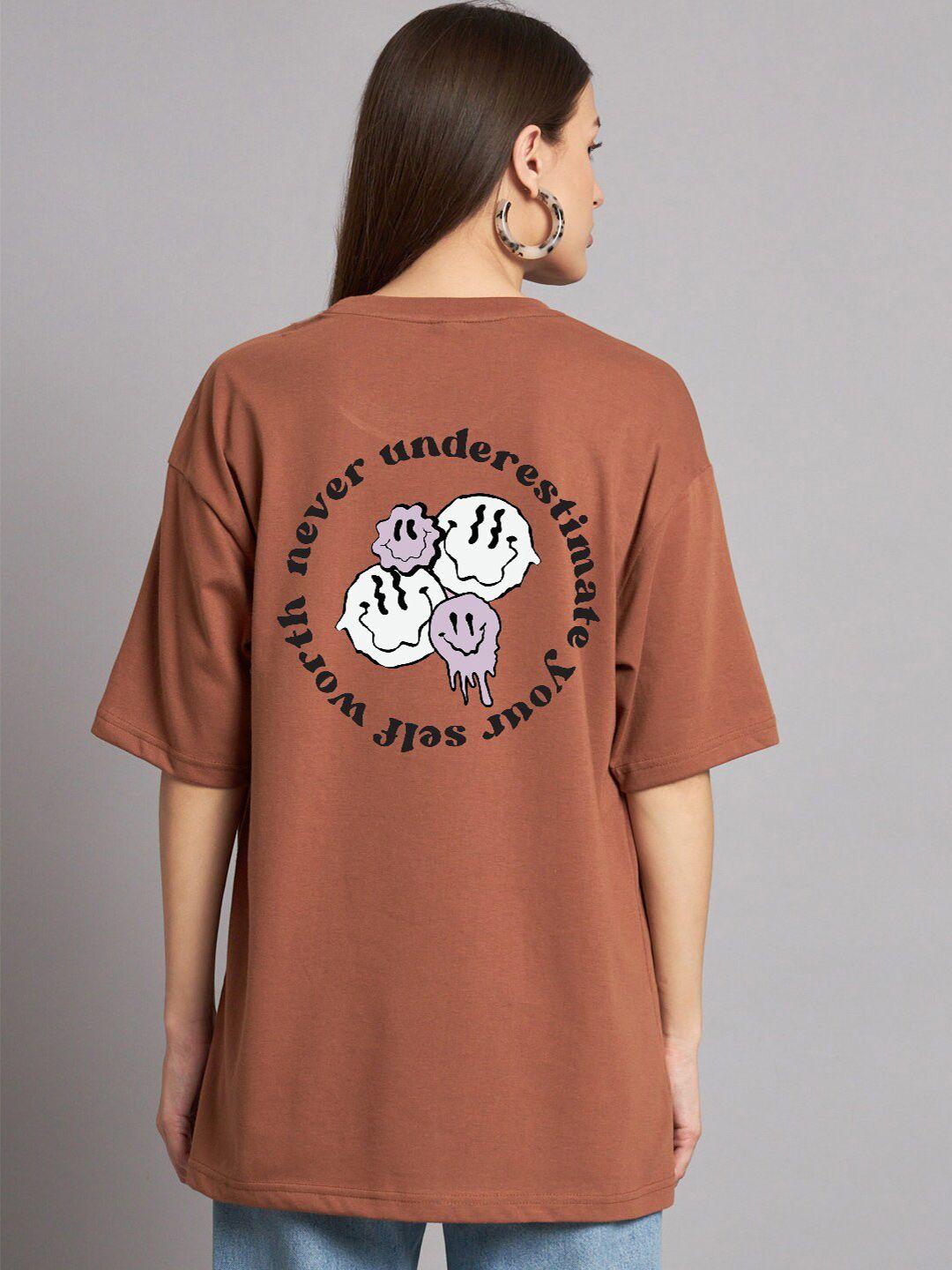 the modern soul typography printed oversized t-shirt