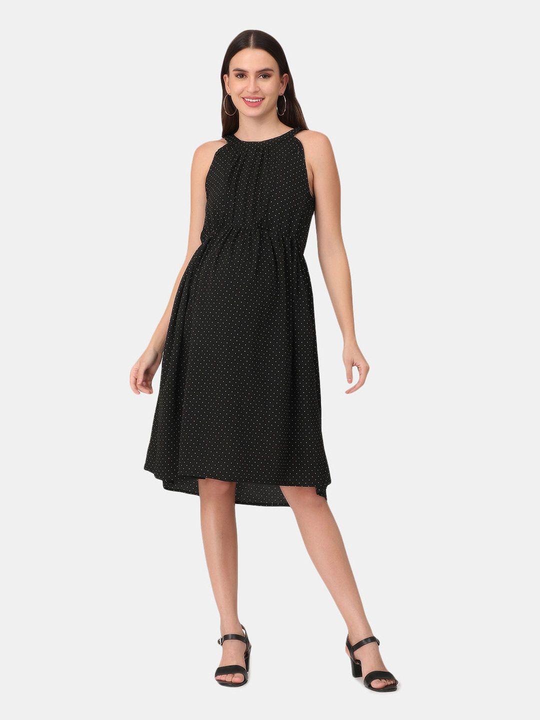 the mom store black crepe maternity dress