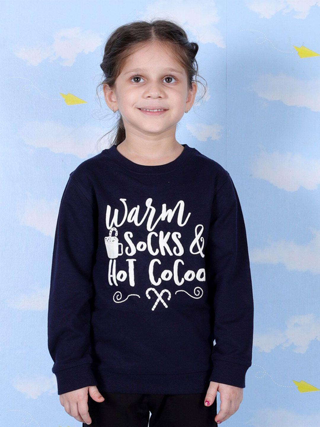 the mom store kids pack of 2 printed cotton pullover sweatshirts